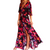 Kvinders Maxi Kjole Overslag Boho Stil 6