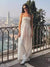 Kvinders Maxi Kjole Tube Top Stribet Polyester 5