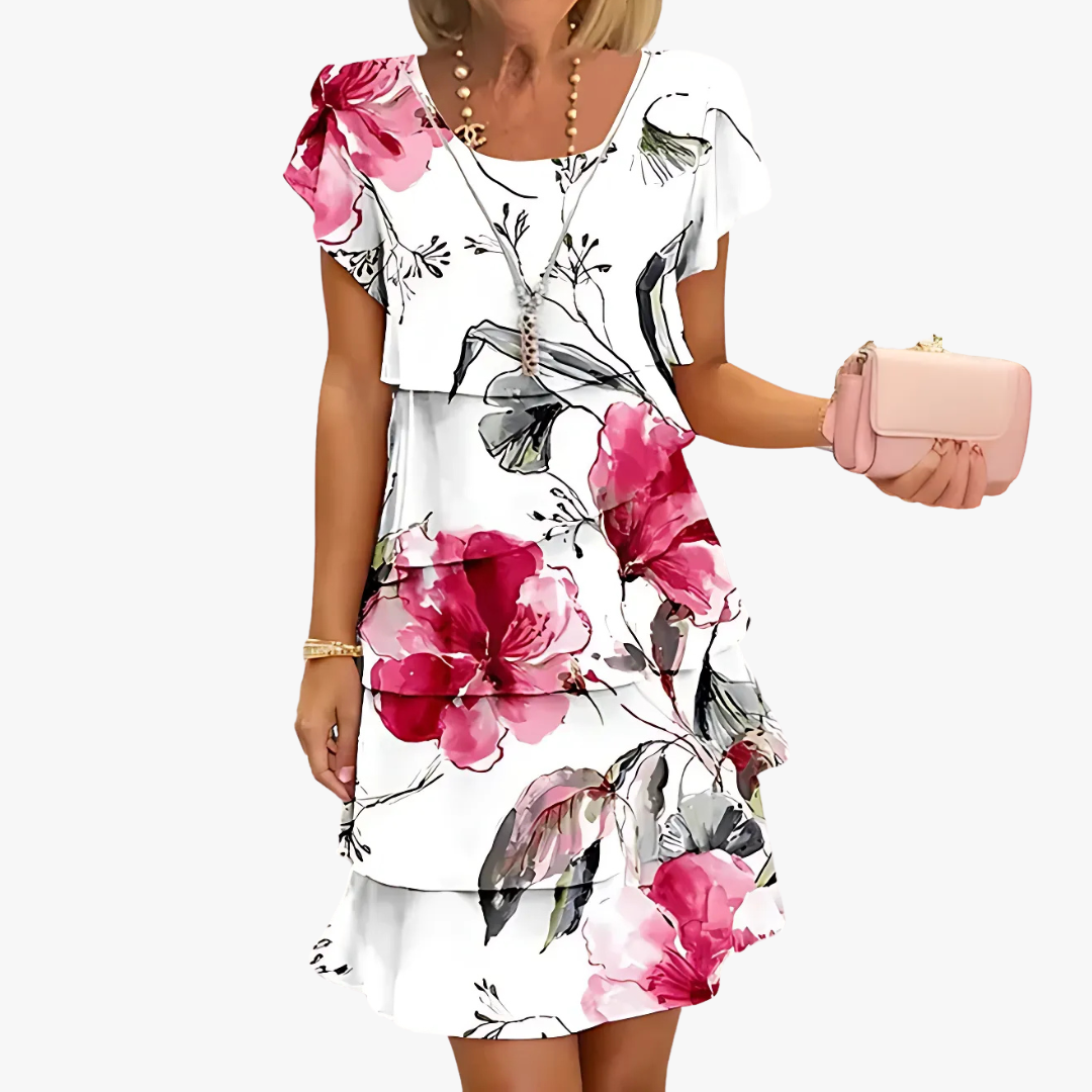 Kvinders Maxikjole Med Blomsterprint 1
