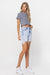 Kvinders Midi Shorts Høj Talje Denim 3