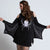 Kvinders Mini Kjole Gothic Spider Blødt Stof 2
