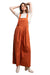 Kvinders Overalls med Pintuck Detalje og Lommer i Rust 0