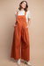Kvinders Overalls med Pintuck Detalje og Lommer i Rust 1