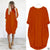 Kvinders Oversized Kjole med Runder Hals og Lommer 13