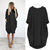 Kvinders Oversized Kjole med Runder Hals og Lommer 1