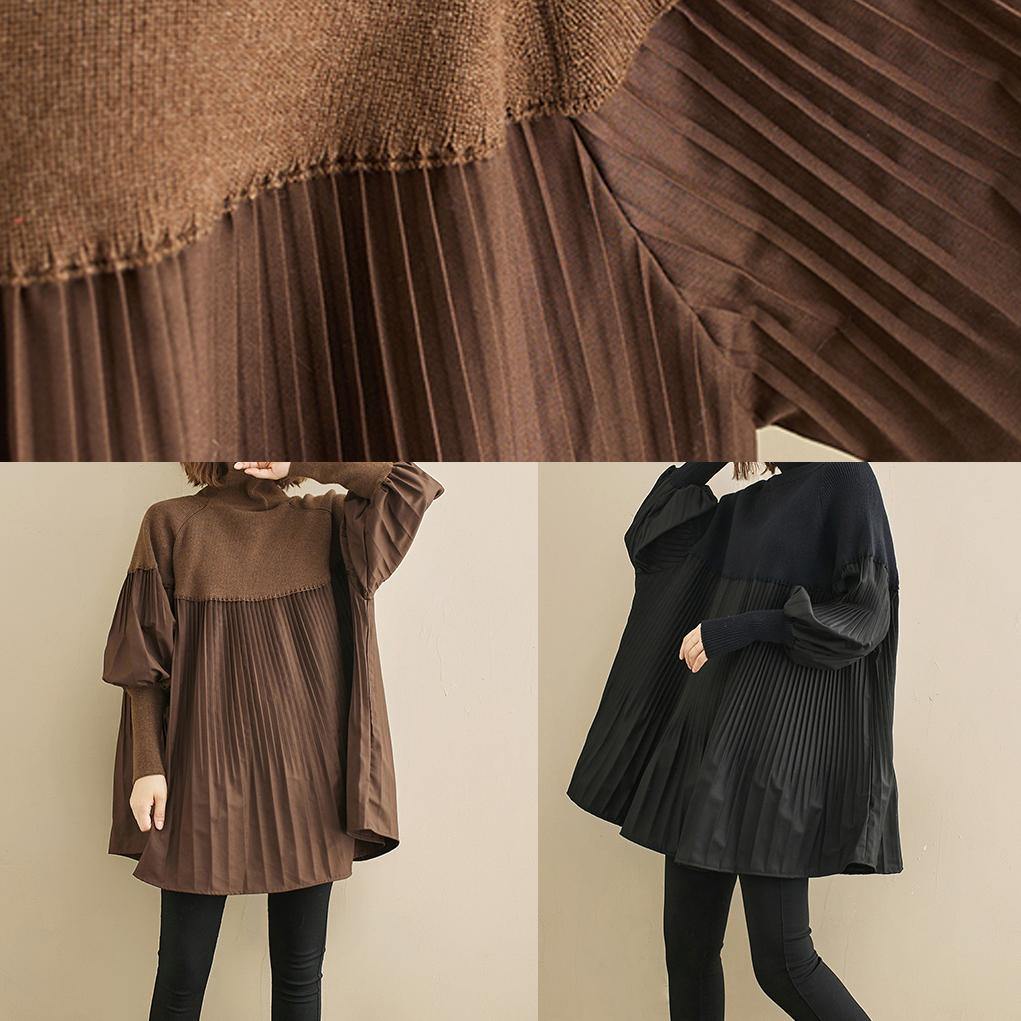 Kvinders Oversized Skjorte med Høj Hals 4