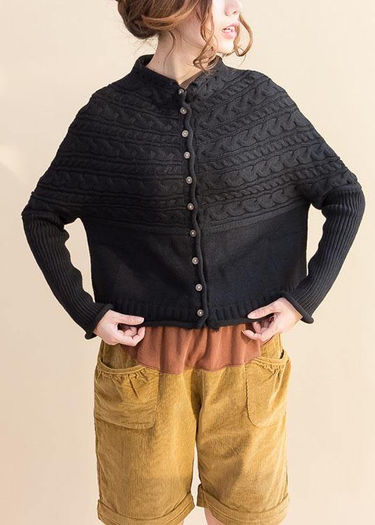 Kvinders Oversized Strik Cardigan med Knapper 1