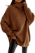 Kvinders Oversized Sweater Turtleneck Viskose Casual 3