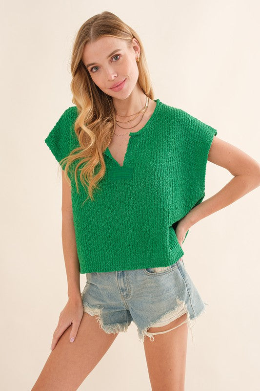 Kvinders Patch Uden Ærmer Sweater 1