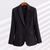 Kvinders Plaid Blazer Elegant Acetat-Spandex 1
