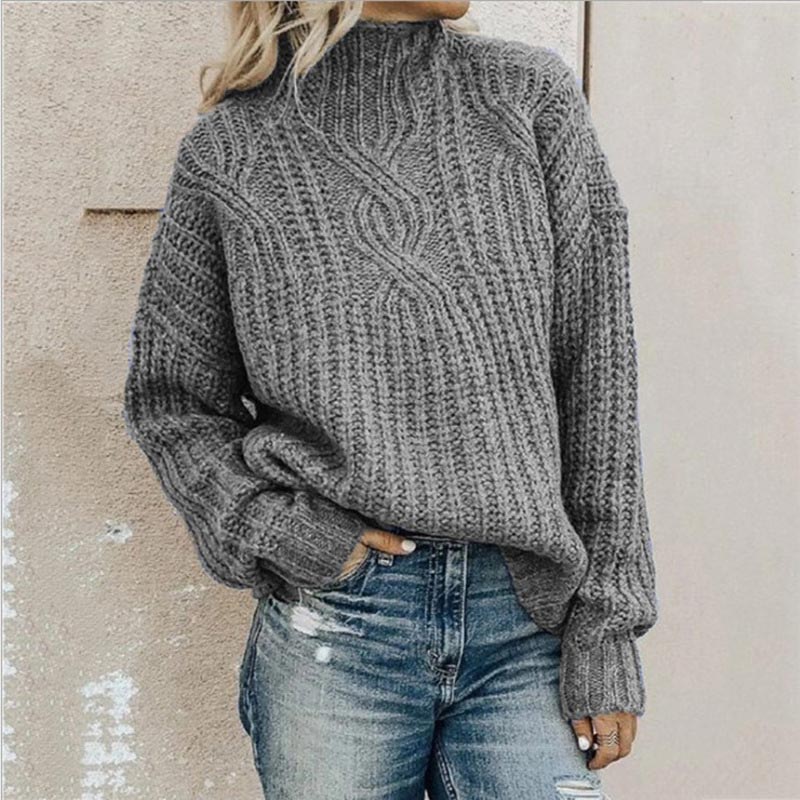 Kvinders Pullover Klassisk Stil Blødt Stof 2