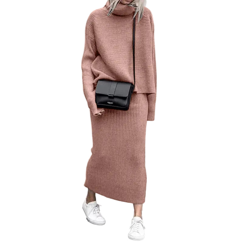 Kvinders Pullover og Nederdel Sæt 0