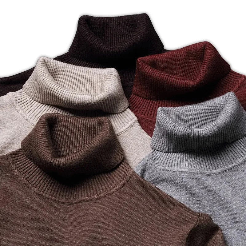 Kvinders Rullekrave Sweater i 100% Bomuld 1