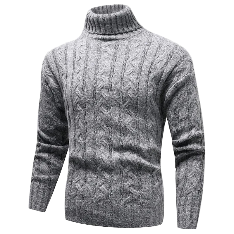 Kvinders Rullekravetrøje Chunky Kabelstrik 0