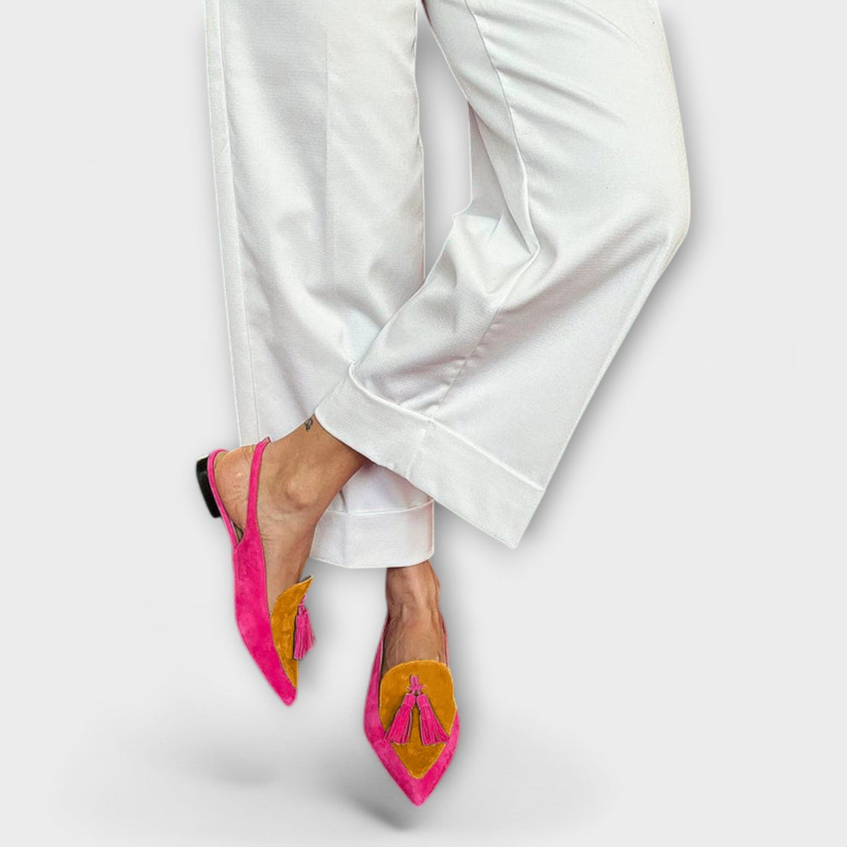 Kvinders Sandaler Med Hæl Og Kvastdesign 1