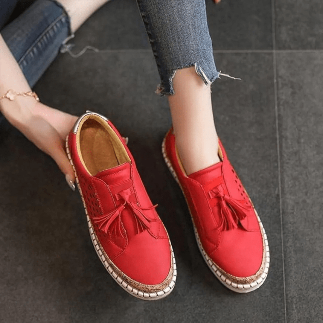 Kvinders Slip-On Loafers Casual Stil 6