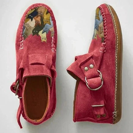Kvinders Slip-on Sko med Kunstnerisk Design 4