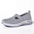 Kvinders Sneakers Åndbar Mesh Casual Sko Flade Strikkede Sko 10
