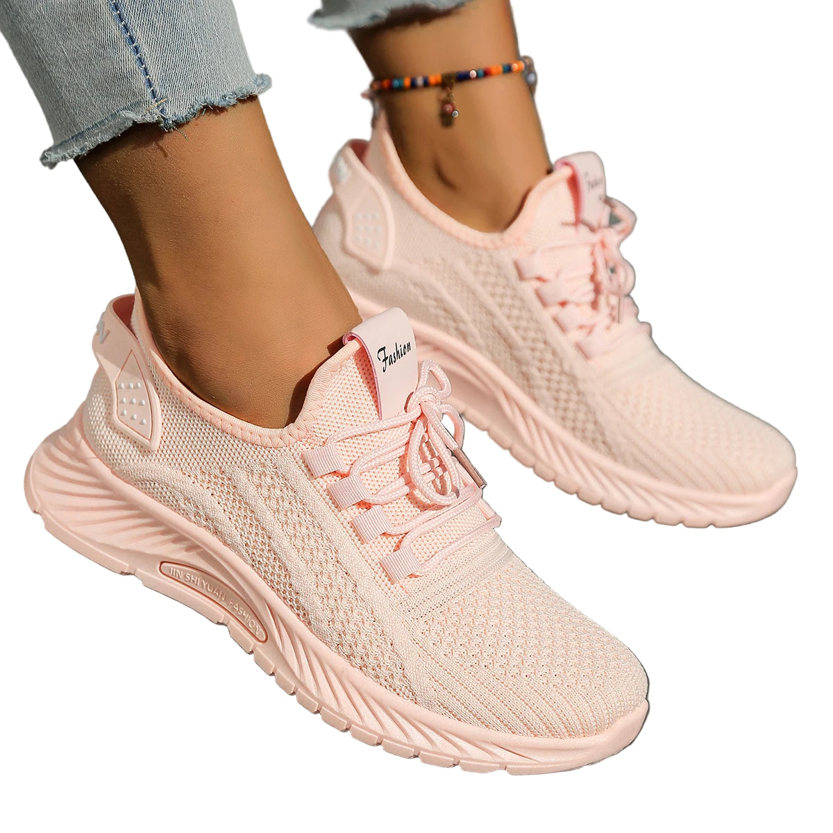 Kvinders Sneakers Casual Mode Fly Weaving 0