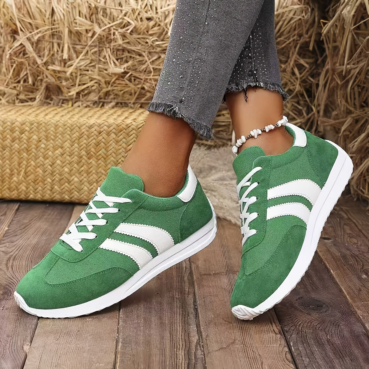 Kvinders Sneakers Lav Skulder Elegant Design 6