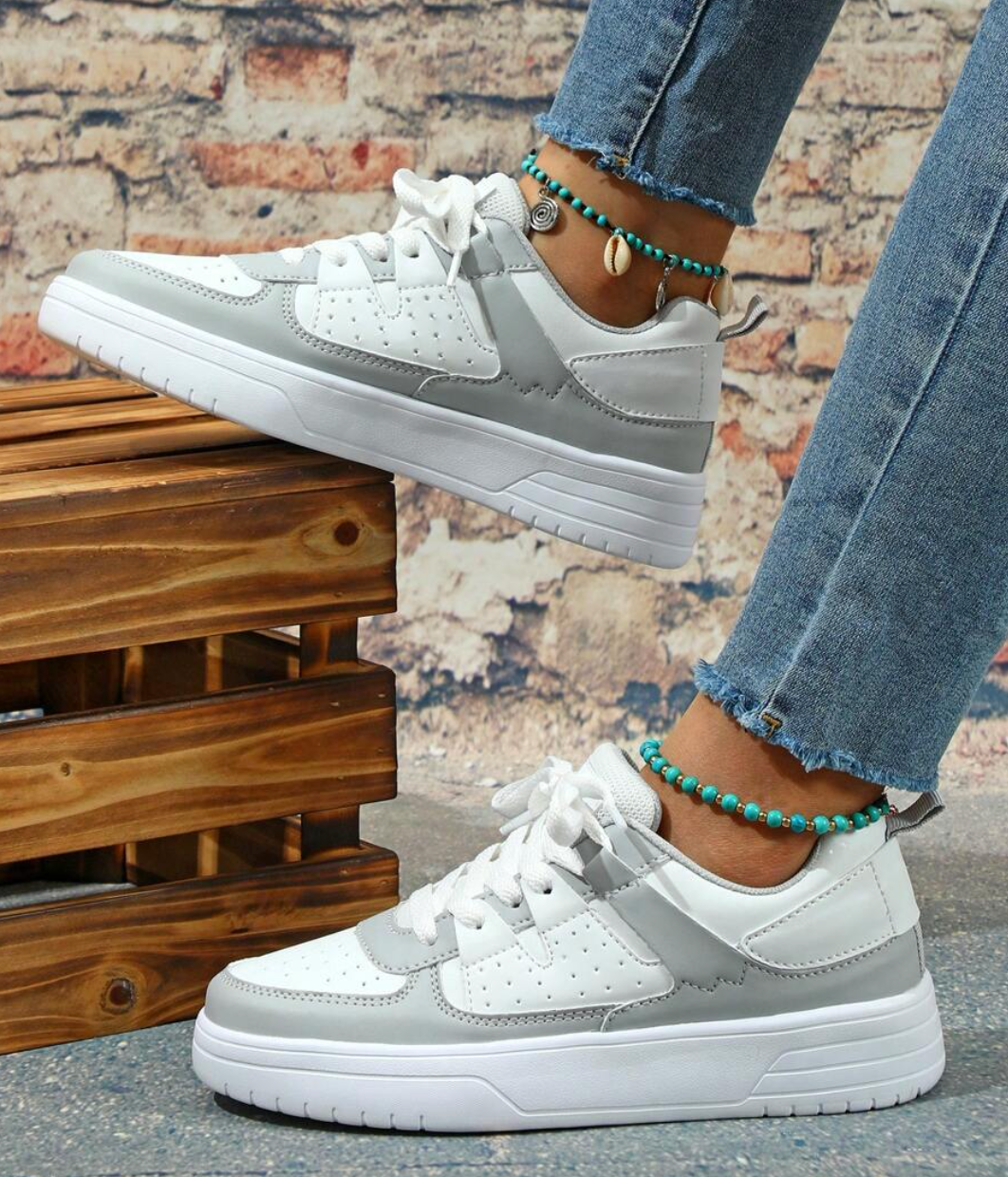 Kvinders Sneakers Leopardmønster Trendy 2