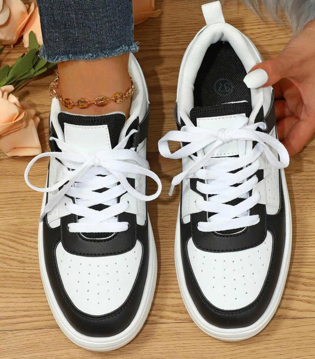 Kvinders Sneakers Leopardmønster Trendy 6