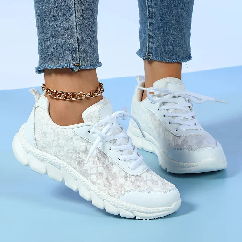 Kvinders Sneakers Med Komfortabelt Design 7
