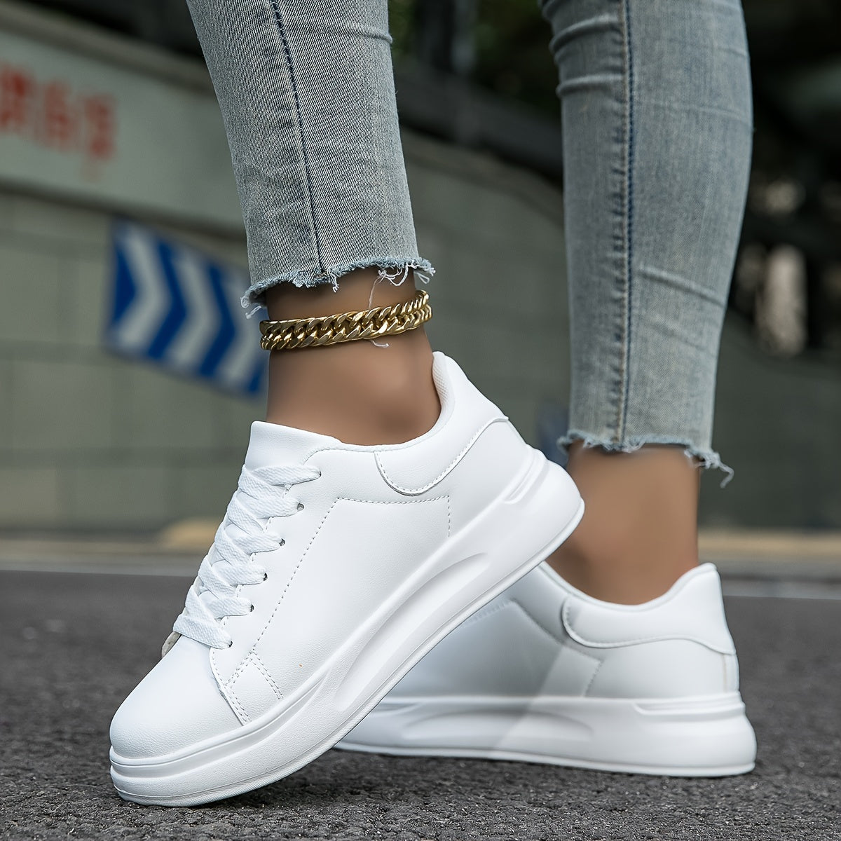 Kvinders Sneakers Ortopædisk Design Åndbart Stof 1