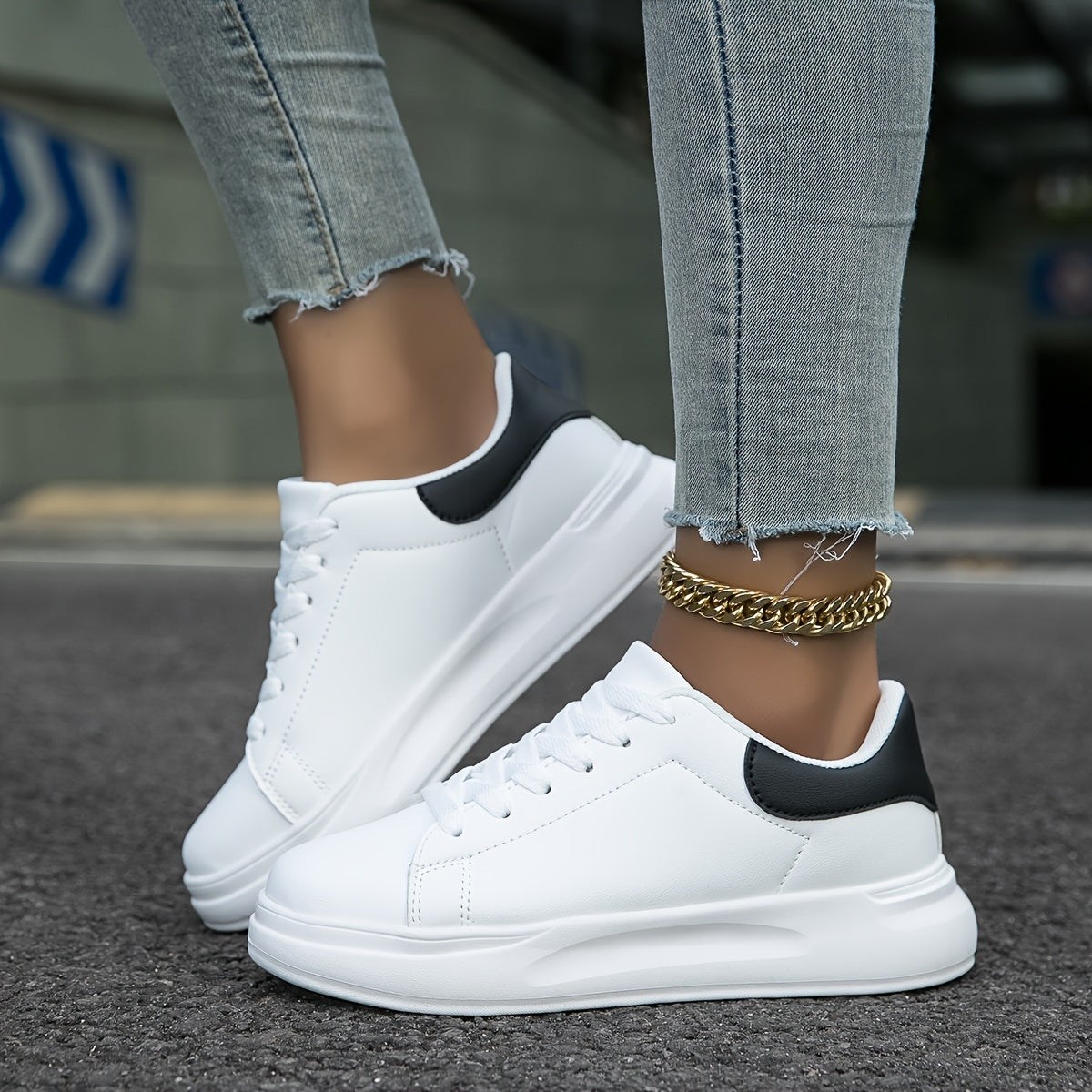 Kvinders Sneakers Ortopædisk Design Åndbart Stof 4
