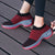 Kvinders Sneakers Sporty Åndbart Stof Gummi Sål 3