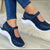Kvinders Sneakers Strikket Casual Gummi Sål 8