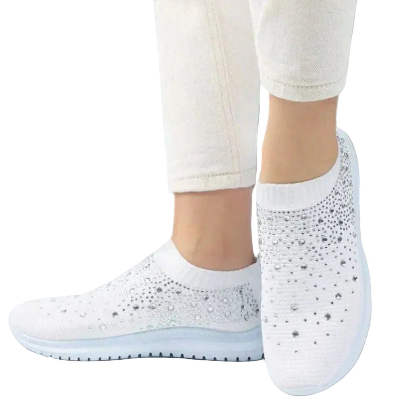 Kvinders Sneakers med Krystaller 0