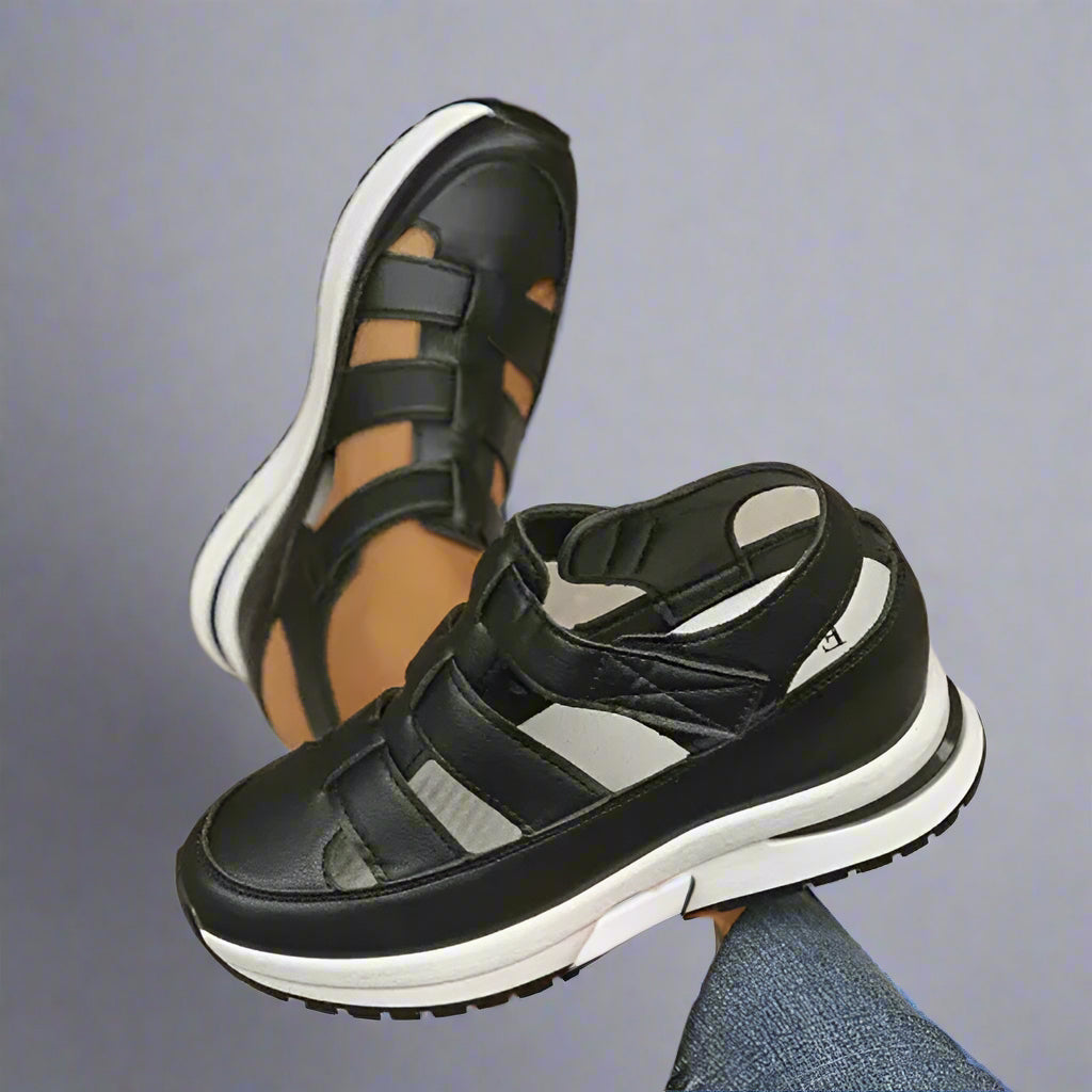 Kvinders Sneakers med Udskæringer og Platform 2