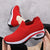 Kvinders Sport Sneakers Wedge Platform Åndbar Tekstil 1