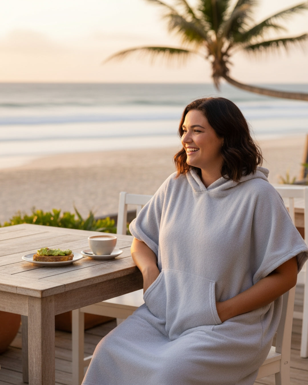 Kvinders Strand Poncho Kjole 5