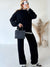 Kvinders Strikkedress Langærmet Casual Stil 3