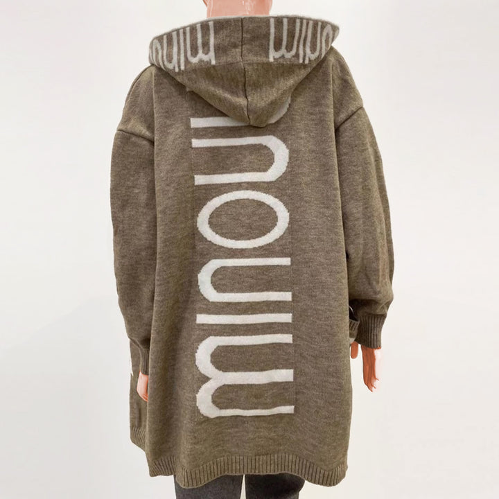 Kvinders Strikket Cardigan Stilig 3