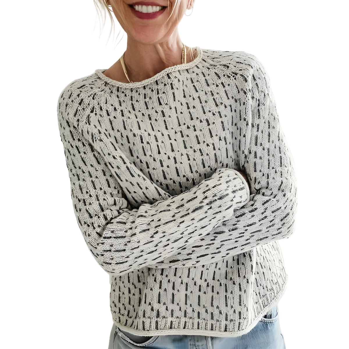 Kvinders Strikket Sweater Stilfuld 0