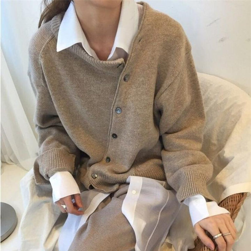 Kvinders Strikket Sweater i Kashmir 1