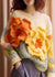 Kvinders Strikket Sweater med Blomsterprint 1