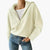 Kvinders Sweater med Halv Lynlås og Stativ Krave 3
