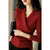 Kvinders Sweater med Peter Pan Krave og Asymmetrisk Design 4
