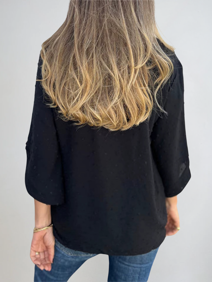 Kvinders T-Shirt Casual Delikat Tekstur 100% Bomuld 3