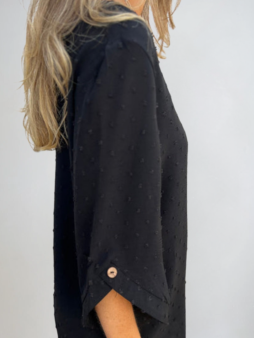 Kvinders T-Shirt Casual Delikat Tekstur 100% Bomuld 6