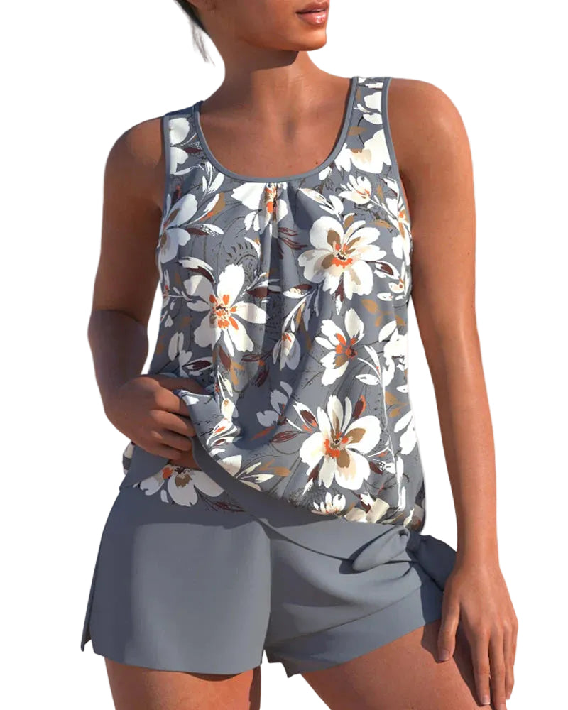 Kvinders Tankini Trendy Ærmeløs Design 0