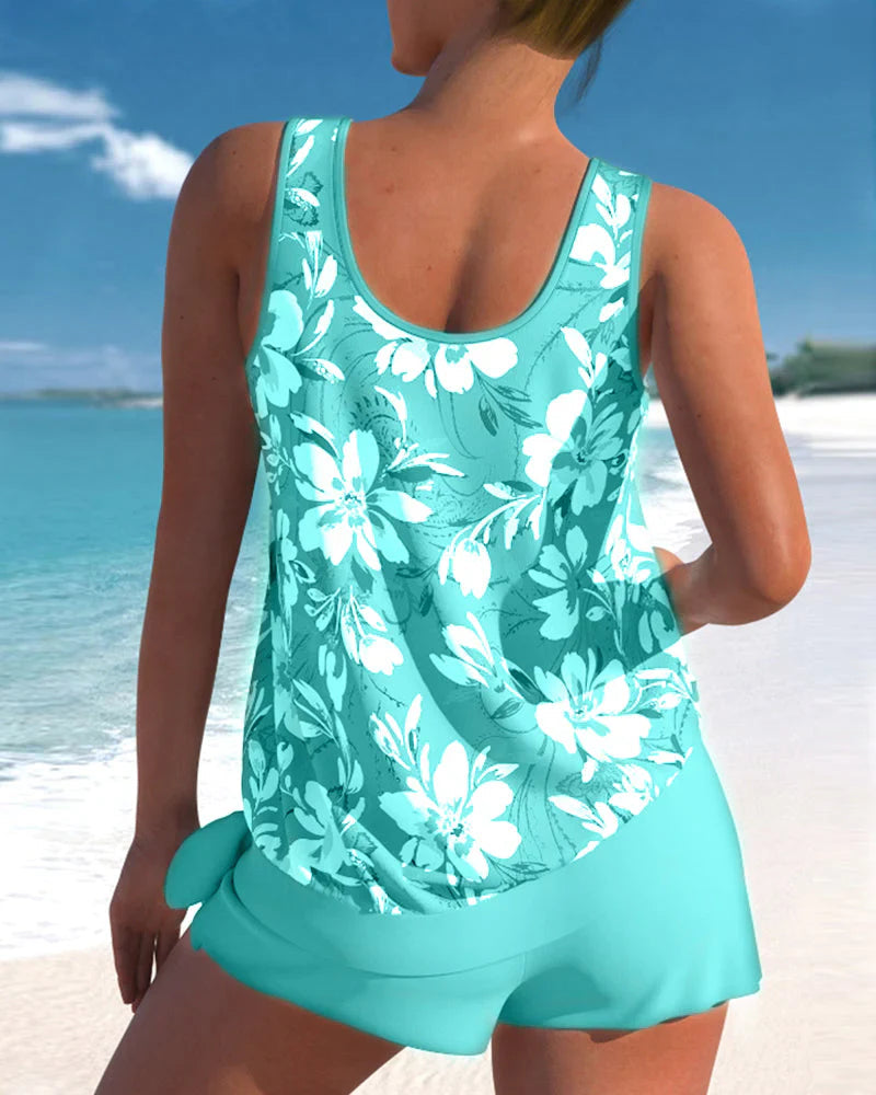 Kvinders Tankini Trendy Ærmeløs Design 3