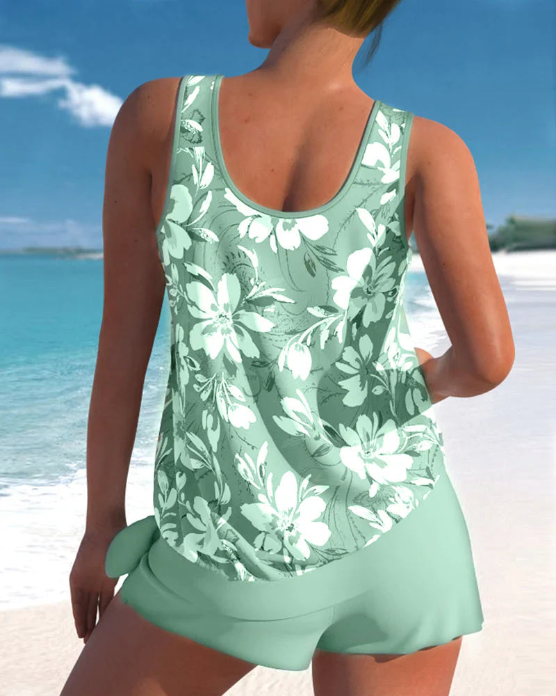 Kvinders Tankini Trendy Ærmeløs Design 4