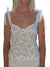 Kvinders Tanktop V-Hals Blomsterprint Polyester 0
