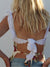 Kvinders Tanktop V-Hals Blomsterprint Polyester 4