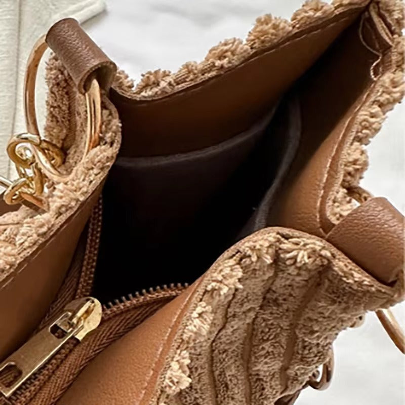 Kvinders Taske Minimalistisk Corduroy Design 8